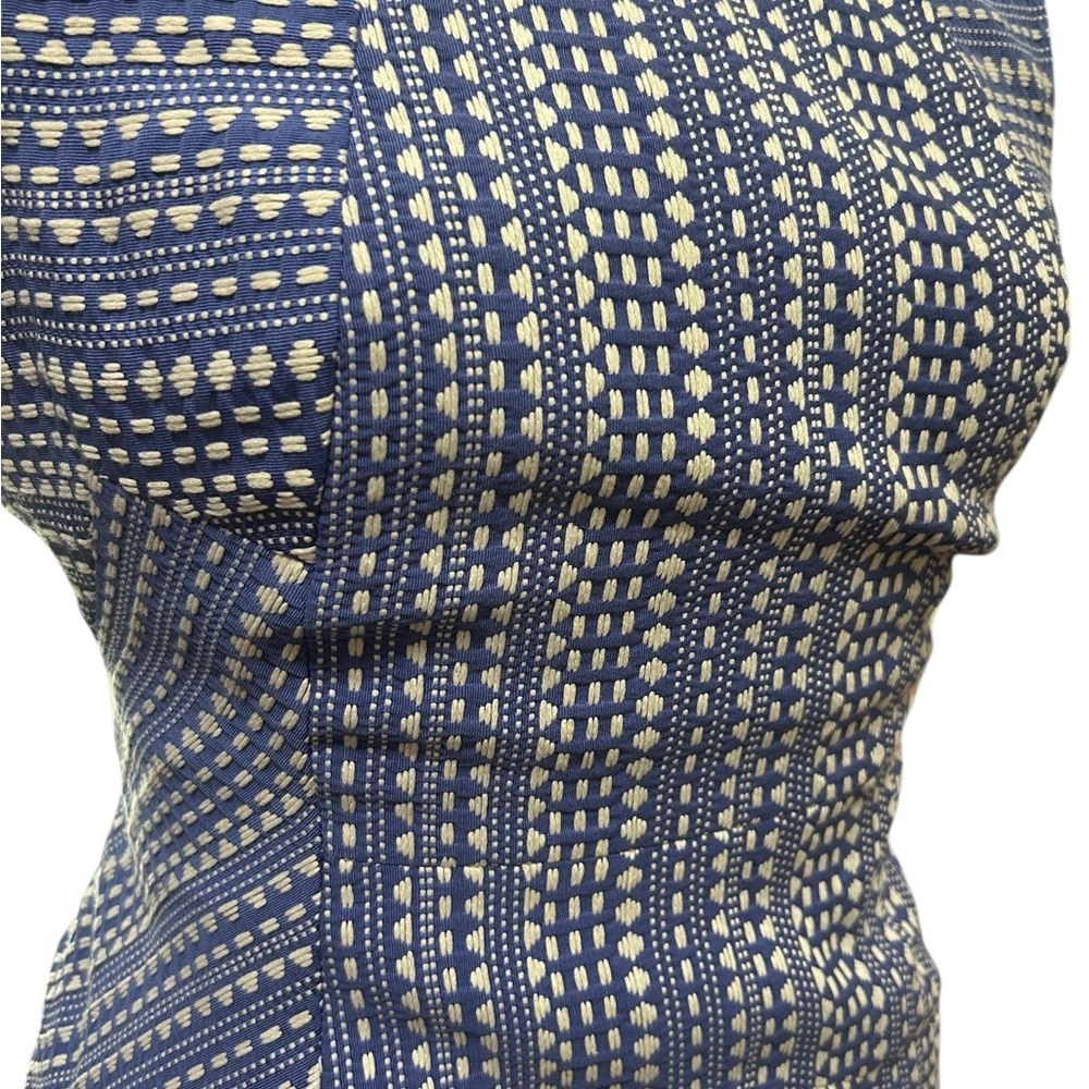 Anne Klein Chicory/White Midi Dress Size 8 - Picture 2 of 5